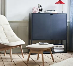 Lampe à poser, Matin 300, rouge vif, LED, 2800K, 150lm, Ø30cm, H38cm - HAY