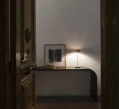 Lampe à poser, Mayfair, cuivre, LED, 2700K, 1841lm, Ø30cm, H52cm - Vibia