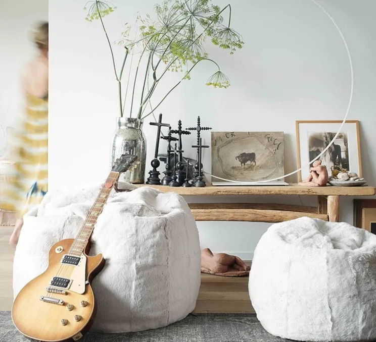 Lampe à poser, Méga 120, blanc, LED, dim, 2700K, 2112 lm, L122cm, H124cm - Le Deun