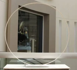 Lampe à poser, Méga 120, blanc, LED, dim, 2700K, 2112 lm, L122cm, H124cm - Le Deun