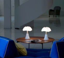 Lampe à poser, Mini Pipistrello, blanc, LED, dim, 2700K, 700 lm, Ø27cm, H35cm - Martinelli Luce