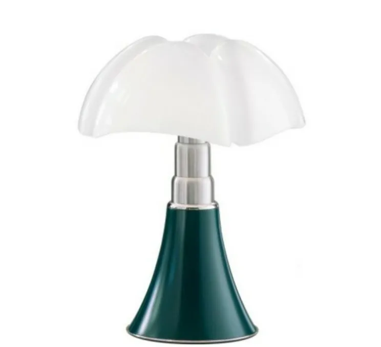 Lampe à poser, Mini Pipistrello, vert foncé, LED, dim, 2700K, 700 lm, Ø27cm, H35cm - Martinelli Luce