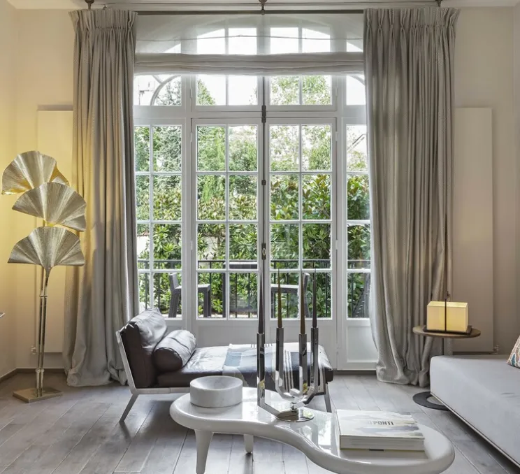 Lampe à poser, Mini Pipistrello, vert foncé, LED, dim, 2700K, 700 lm, Ø27cm, H35cm - Martinelli Luce