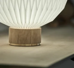 Lampe à poser, Model 375, abat-jour papier, réédition d'Esben Klint, blanc, Ø18cm, H21cm - Le Klint