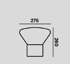 Lampe à poser, Muffins mini, noir, Ø27,5cm - H26cm - Brokis