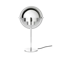 Lampe à poser, Multi-Lite, chrome, Ø25cm, H50cm - Gubi