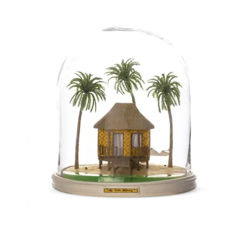 Lampe à poser, My Little Holiday, hutte, multicolore, Ø25,5cm, H26,8cm - Seletti