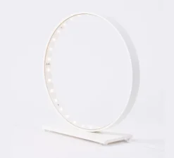 Lampe à poser, Nano, blanc, LED, dim, 2700K, 352 lm, L20cm, H21cm - Le Deun