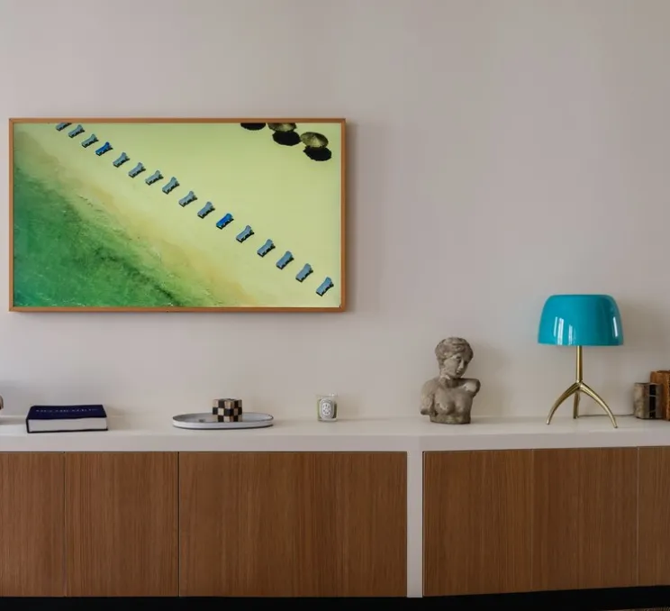 Lampe à poser, Nesso, orange, Ø54cm, H34cm - Artemide