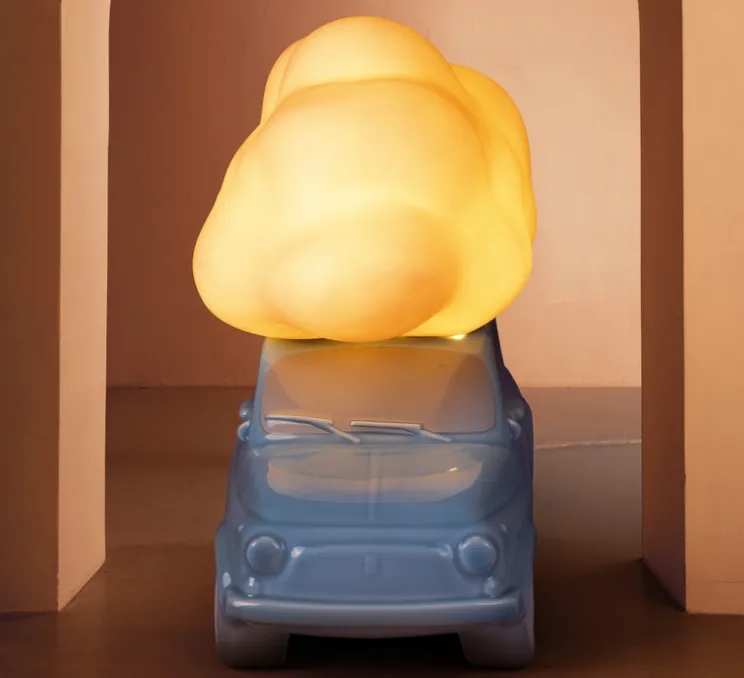 Lampe à poser, Nuvola, bleu clair, L34,6cm, H29,1cm - Seletti