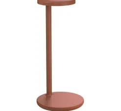 Lampe à poser, Oblique Qi Matt rust, rouille, LED, dim, 2700K, 750 lm, Ø15,5cm, H35cm - Flos