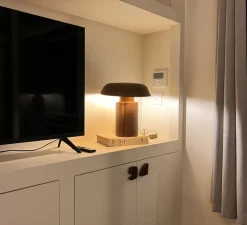 Lampe à poser, Oliver, marron, L35cm, H31cm - Serax