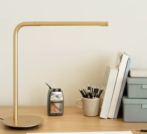 Lampe à poser, Omni, laiton, LED, dim, 3000K, 500 lm, L44,7cm, H45,9cm - Umage