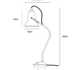 Lampe à poser, ORIGINAL 1227 MINI, blanc, céramique, Ø13cm, H52cm - ANGLEPOISE