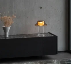 Lampe à poser, Pace 28, ambre, LED, dim, 1800-3002K, Ø28cm, H32cm - A-N-D
