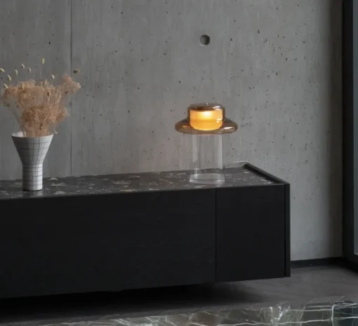 Lampe à poser, Pace 28, ambre, LED, dim, 1800-3002K, Ø28cm, H32cm - A-N-D