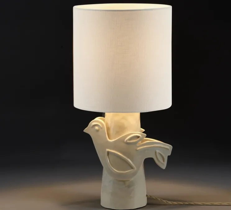 Lampe à poser, Paloma, blanc, Ø25cm, H52cm - Serax