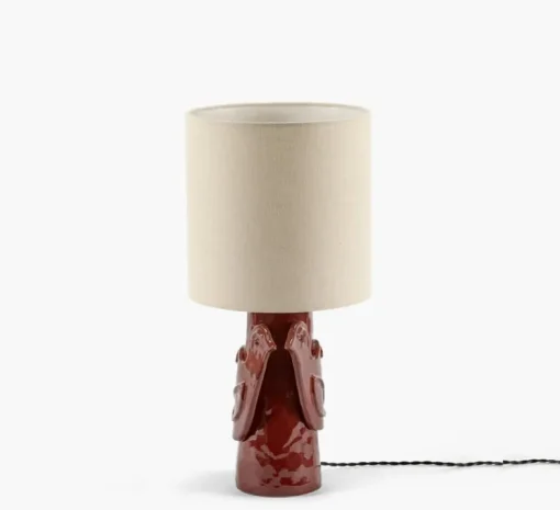 Lampe à poser, Paloma, rouge, Ø25cm, H52cm - Serax