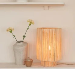 Lampe à poser, Panama L, naturel, Ø24cm, H36cm - Good&Mojo