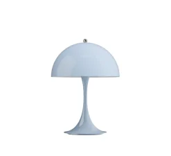 Lampe à poser, Panthella 250, bleu pâle opale, Ø25cm, H34,6cm - Louis Poulsen