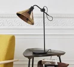 Lampe à poser, Parrot, marron, Ø26cm, H62cm - Forestier