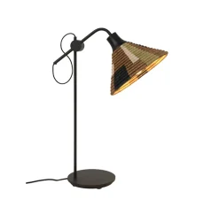 Lampe à poser, Parrot, marron, Ø26cm, H62cm - Forestier