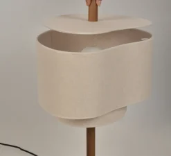 Lampe à poser, Pebble, écru, Ø38cm, H60cm - Market Set