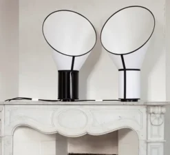 Lampe à poser, Petit Cargo, noir, blanc, H67cm - Designheure
