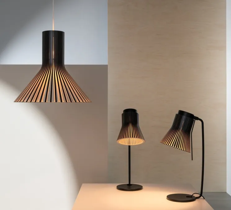 Lampe à poser, Petite 4620, noir, LED, L20cm, H56cm - Secto Design