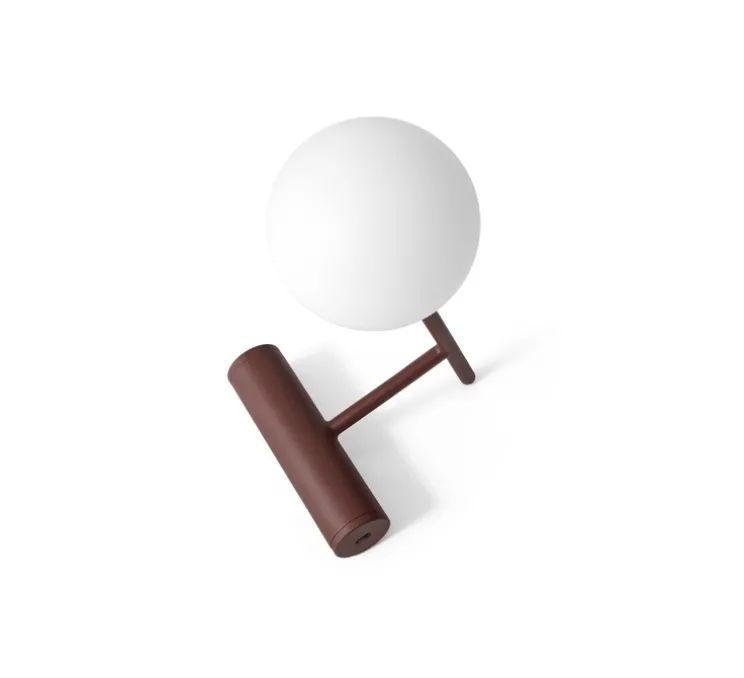 Lampe à poser, Phare, rouge brûlé, LED, 2700K, 100 lm, L13cm, H23cm - Audo Copenhagen
