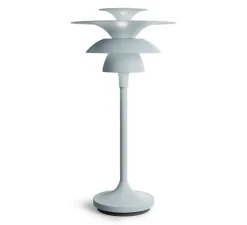 Lampe à poser, Picasso, bleu glace, Ø18cm, H34,8cm - Belid