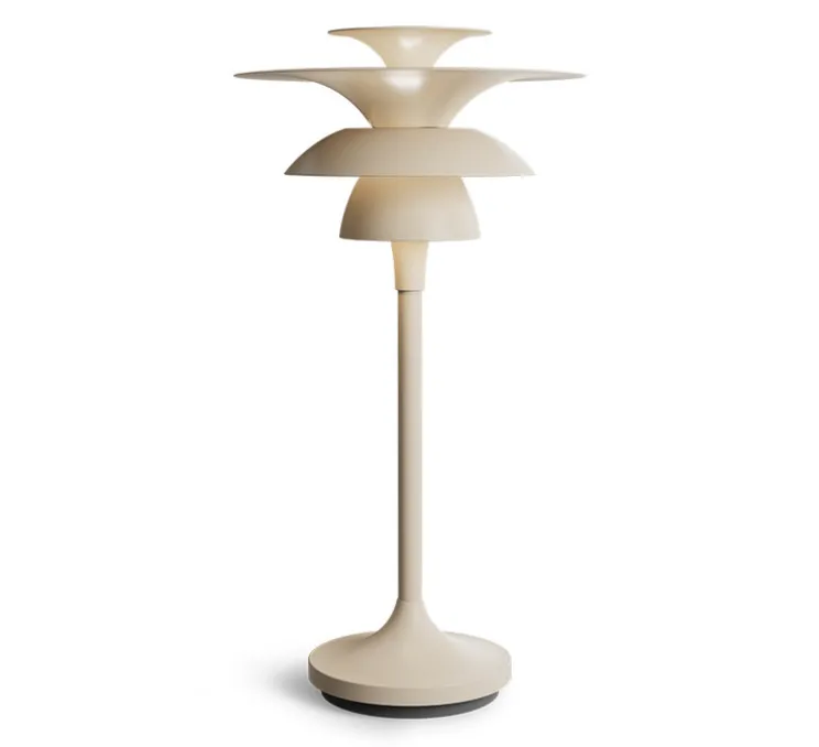 Lampe à poser, Picasso, nougat, Ø18cm, H34,8cm - Belid