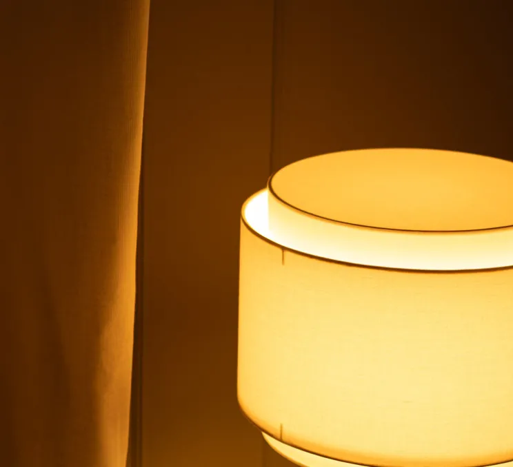 Lampe à poser, Pipito Duoble, Marbre Marron, Ø25cm, H39cm - Simone & Marcel