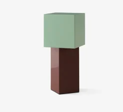 Lampe à poser, Pivot ATD7, rouille, menthe, IP44, Ø10cm, H26cm - Andtradition