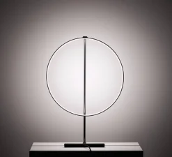 Lampe à poser, Poise, noir et blanc, LED, dim, 2700k, 1050 lm, Ø48,5cm, H109cm - KDLN