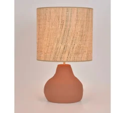Lampe à poser, Portinatx M, Terracotta, Ø35cm, H58cm - Market Set