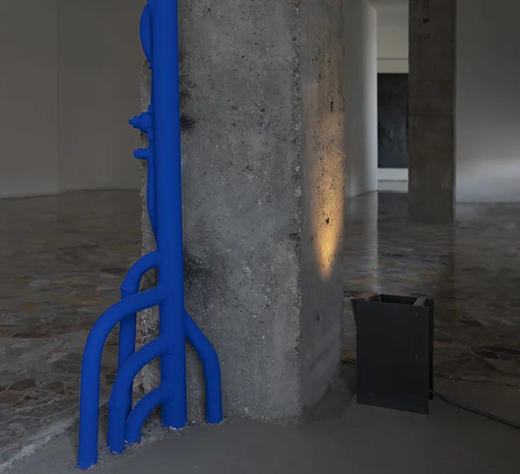 Lampe à poser, pour tableau, Plint, noir, LED, 2700K, 900lm, L18,7cm, H12,7cm - Ilti Luce