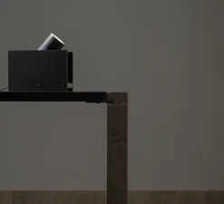 Lampe à poser, pour tableau, Plint, noir, LED, 2700K, 900lm, L18,7cm, H12,7cm - Ilti Luce