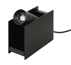 Lampe à poser, pour tableau, Plint, noir, LED, 2700K, 900lm, L18,7cm, H12,7cm - Ilti Luce