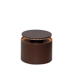 Lampe à poser, Push-Up, corten, IP54, LED, dim, 2200-3000K, 207 - 235 - 248 lm, Ø12cm, H10cm - Zafferano
