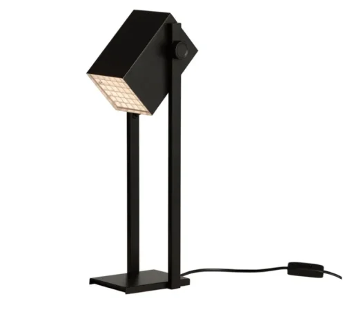 Lampe à poser, Quadro, noir, L11cm, H45cm - Frandsen