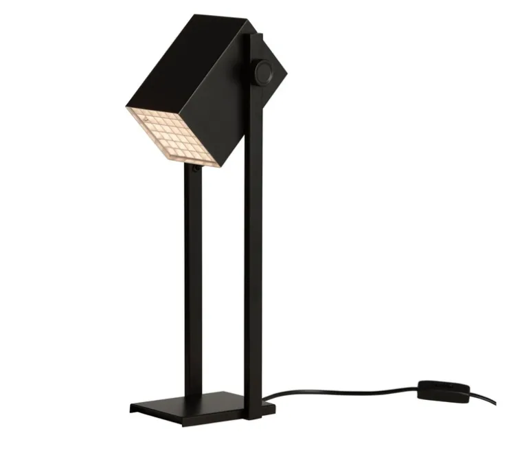 Lampe à poser, Quadro, noir, L11cm, H45cm - Frandsen