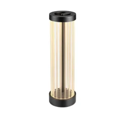 Lampe à poser, Quimera, bronze foncé mat, LED, dim, 2700-3000K, 120 lm, Ø8cm, H27,7cm - SLV