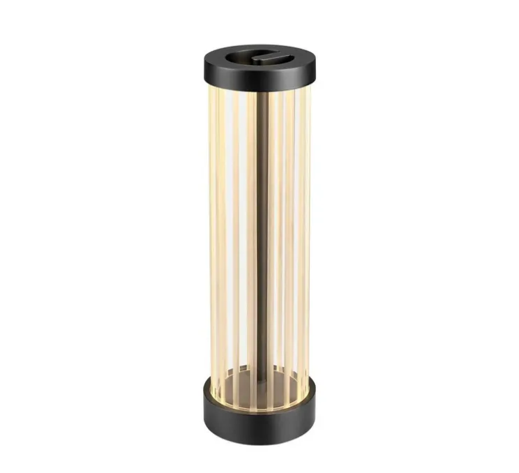 Lampe à poser, Quimera, bronze foncé mat, LED, dim, 2700-3000K, 120 lm, Ø8cm, H27,7cm - SLV