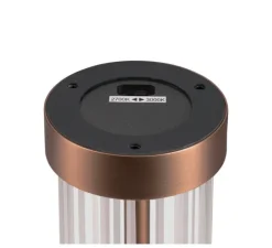 Lampe à poser, Quimera, cuivre foncé mat, LED, dim, 2700-3000K, 120 lm, Ø8cm, H27,7cm - SLV