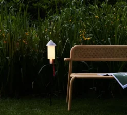Lampe à poser, Racket La Surprise, blanc, IP55, LED, 2700K, lm, Ø13cm, H85cm - Fatboy