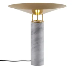 Lampe à poser, Rebound, Marbre blanc, Ø40cm, H39,4cm - Carpyen