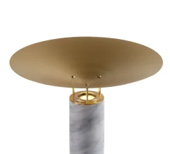 Lampe à poser, Rebound, Marbre blanc, Ø40cm, H39,4cm - Carpyen
