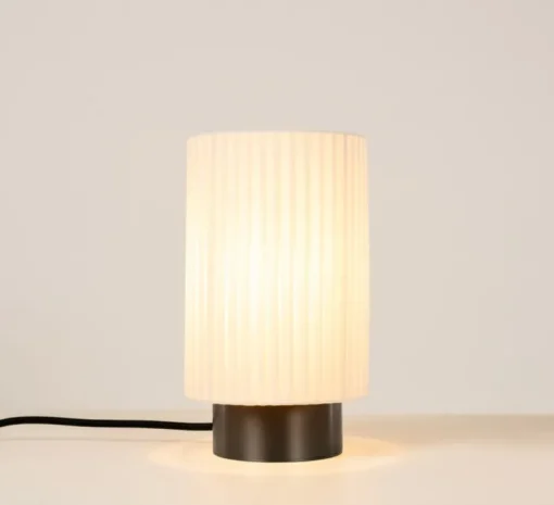 Lampe à poser, Ruban 10-20, graphite satiné, Ø14cm, H24cm - CVL