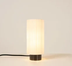 Lampe à poser, Ruban 07-20, graphite poli, Ø10cm, H23cm - CVL